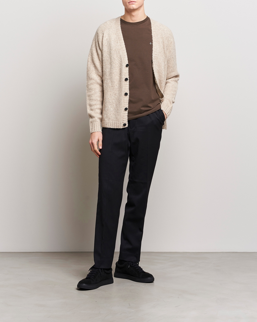 Herren | T-Shirts | Morris | James Crew Neck T-shirt Brown