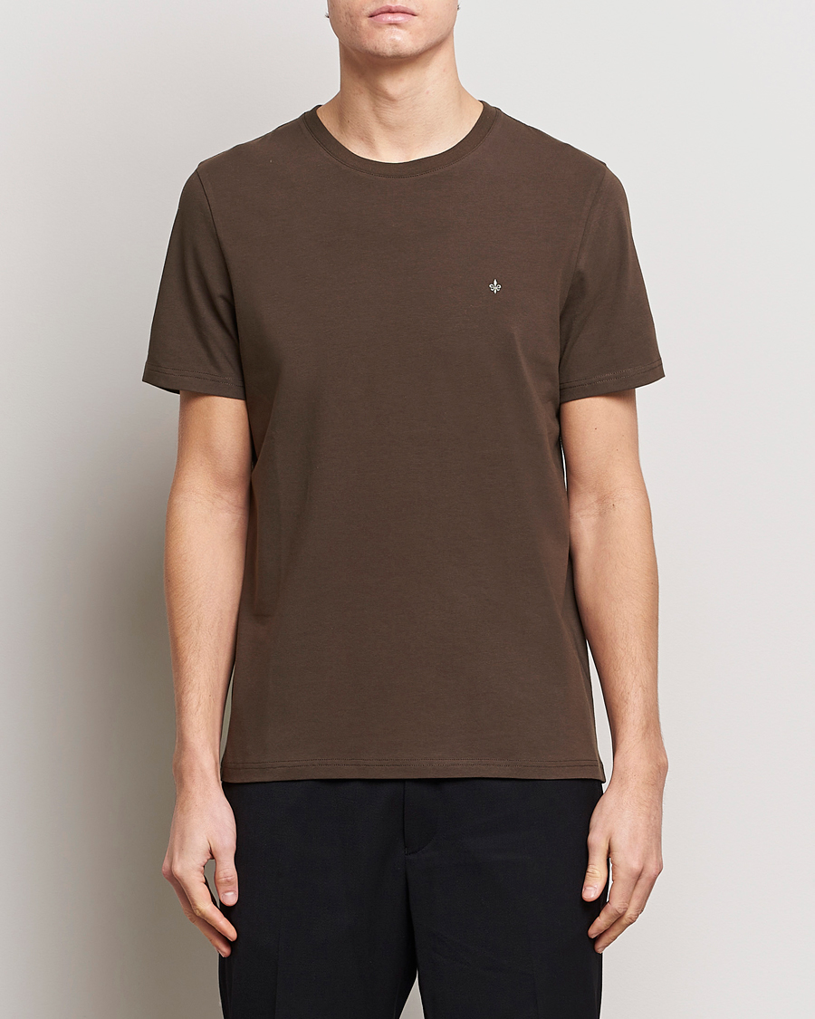 Herren |  | Morris | James Crew Neck T-shirt Brown