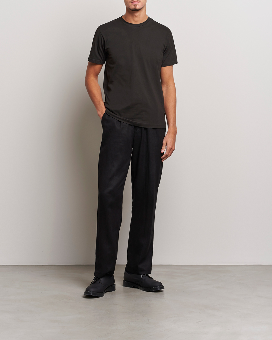 Herren | T-Shirts | Sunspel | Riviera Midweight T-Shirt Coffee