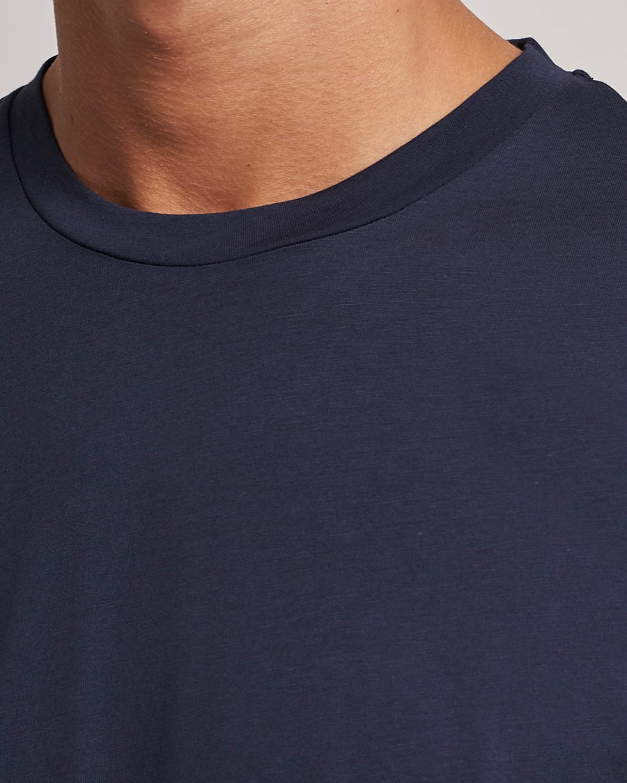 Herren | T-Shirts | Sunspel | Riviera Midweight T-Shirt Navy