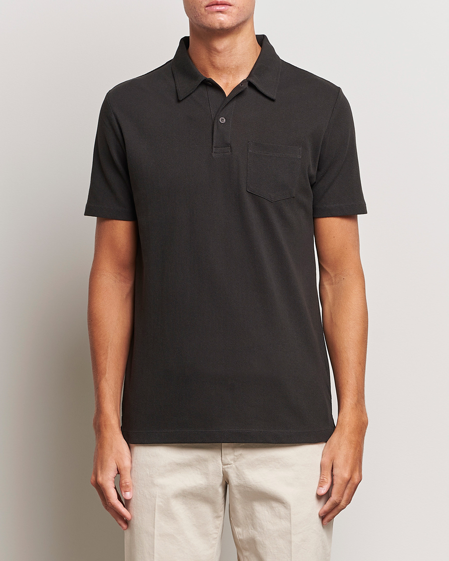 Herren | Poloshirts | Sunspel | Riviera Polo Shirt Coffe
