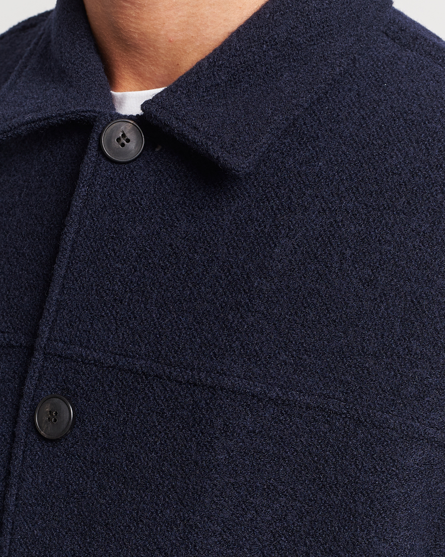 Herren | Jacken | Sunspel | Double Faced Chore Jacket Navy