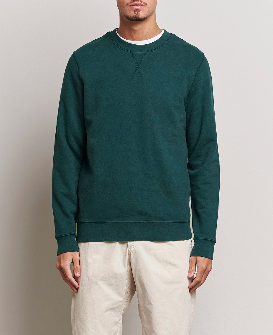 Herren |  | Sunspel | Loopback Sweatshirt Peacock
