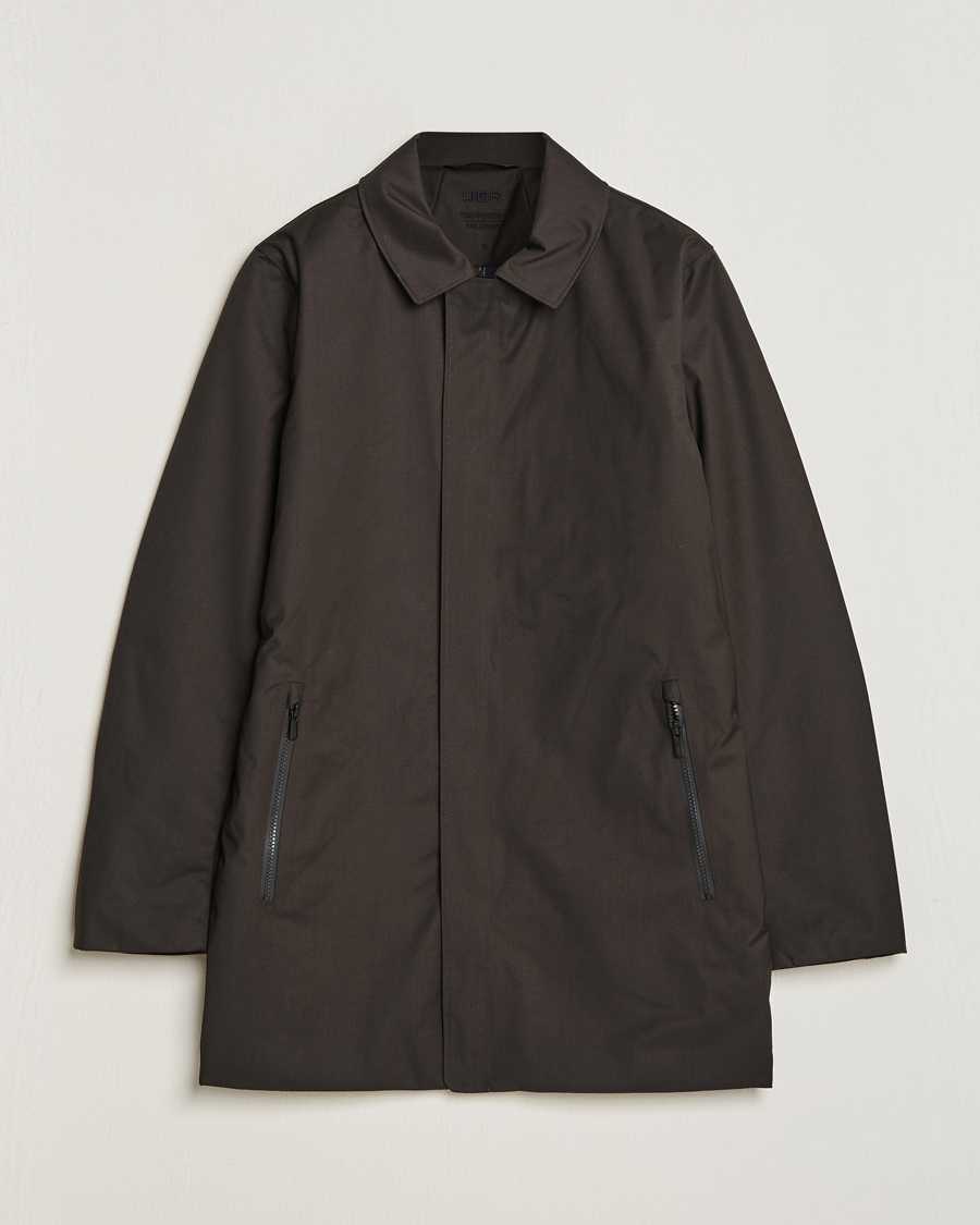 Herren | Jacken | UBR | Regulator Coat Savile Dark Brown Wool
