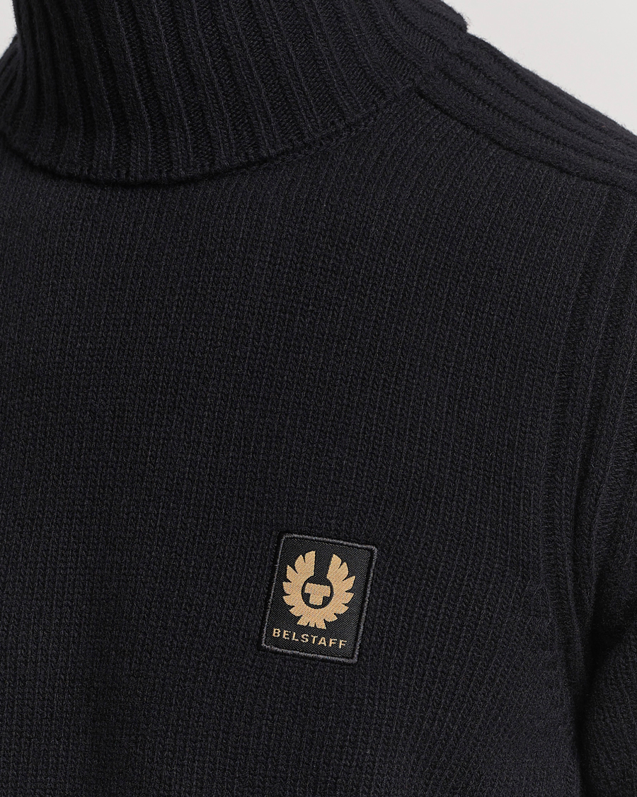 Herren | Pullover | Belstaff | Watch Wool Rollneck Black
