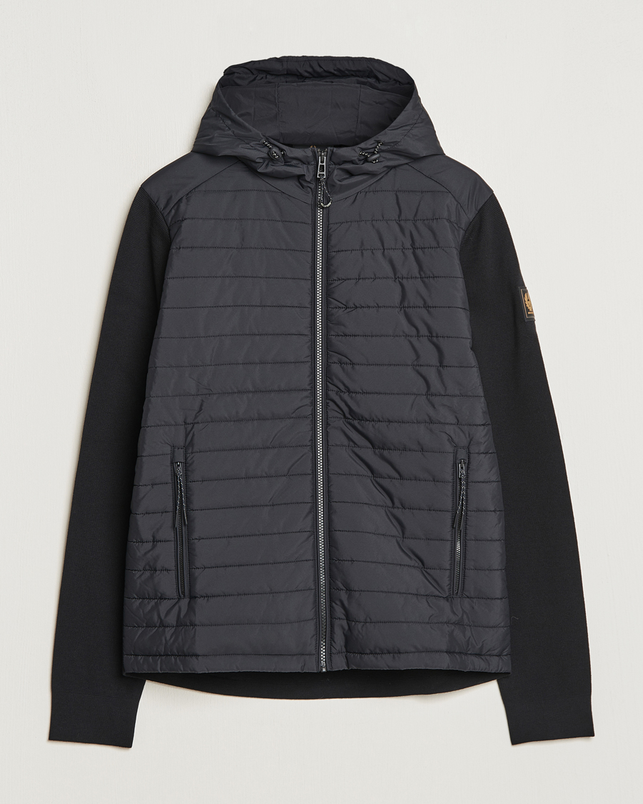 Herren | Jacken | Belstaff | Vert Full Zip Hybrid Cardigan Black