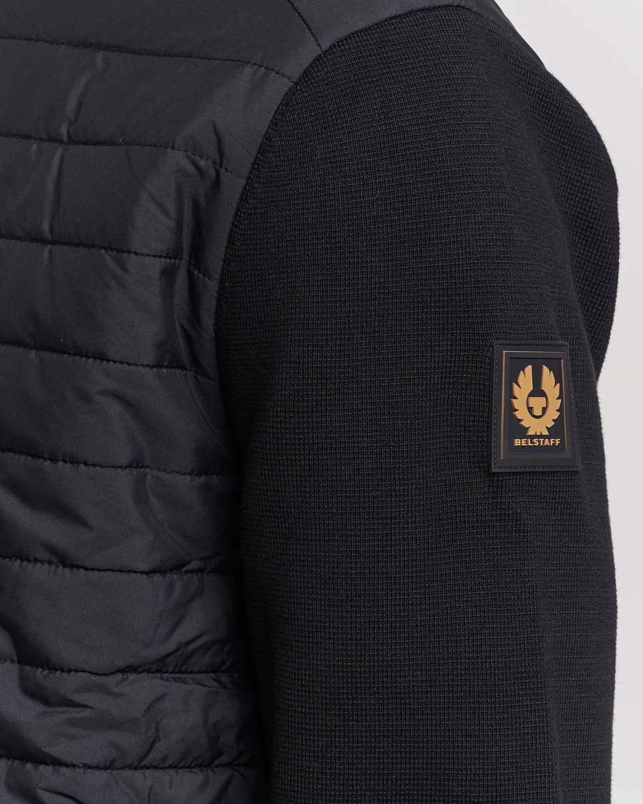 Herren | Jacken | Belstaff | Vert Full Zip Hybrid Cardigan Black