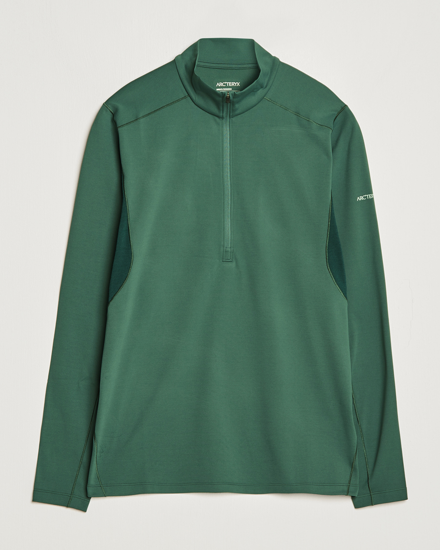 Herren | Pullover | Arc'teryx | Rho Hybrid Half-Zip Boxcar Green