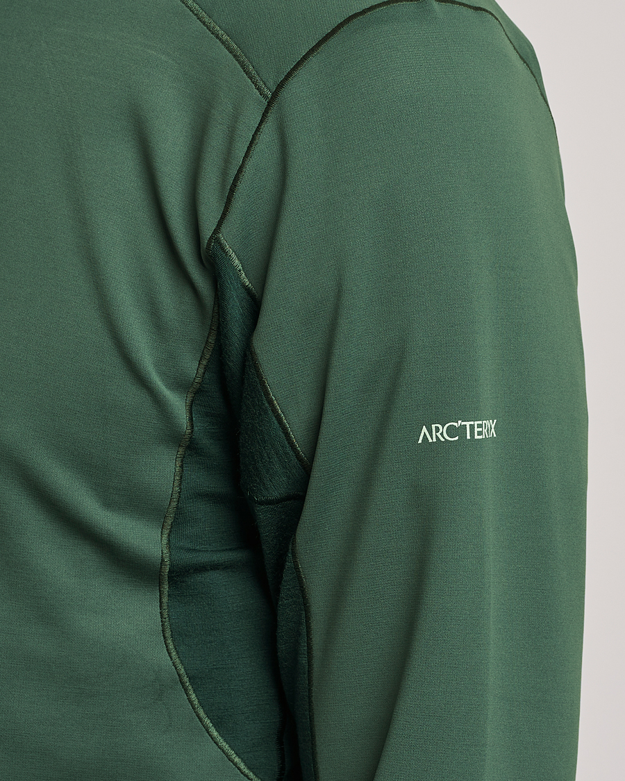 Herren | Pullover | Arc'teryx | Rho Hybrid Half-Zip Boxcar Green