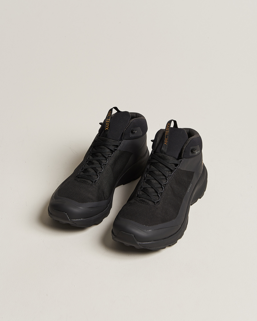 Herren | Arc'teryx Aerios FL Mid GoreTex Boots Black | Arc'teryx | Aerios FL Mid GoreTex Boots Black