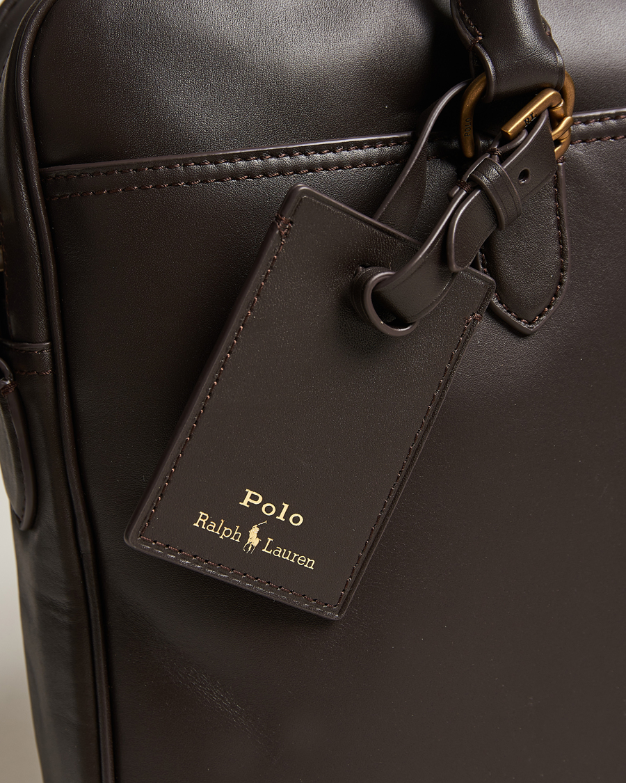 Herren | Taschen | Polo Ralph Lauren | Leather Commuter Bag  Dark Brown
