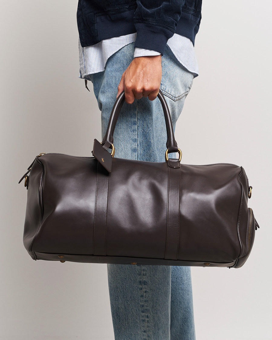 Herren | Accessoires | Polo Ralph Lauren | Leather Duffle Bag  Dark Brown