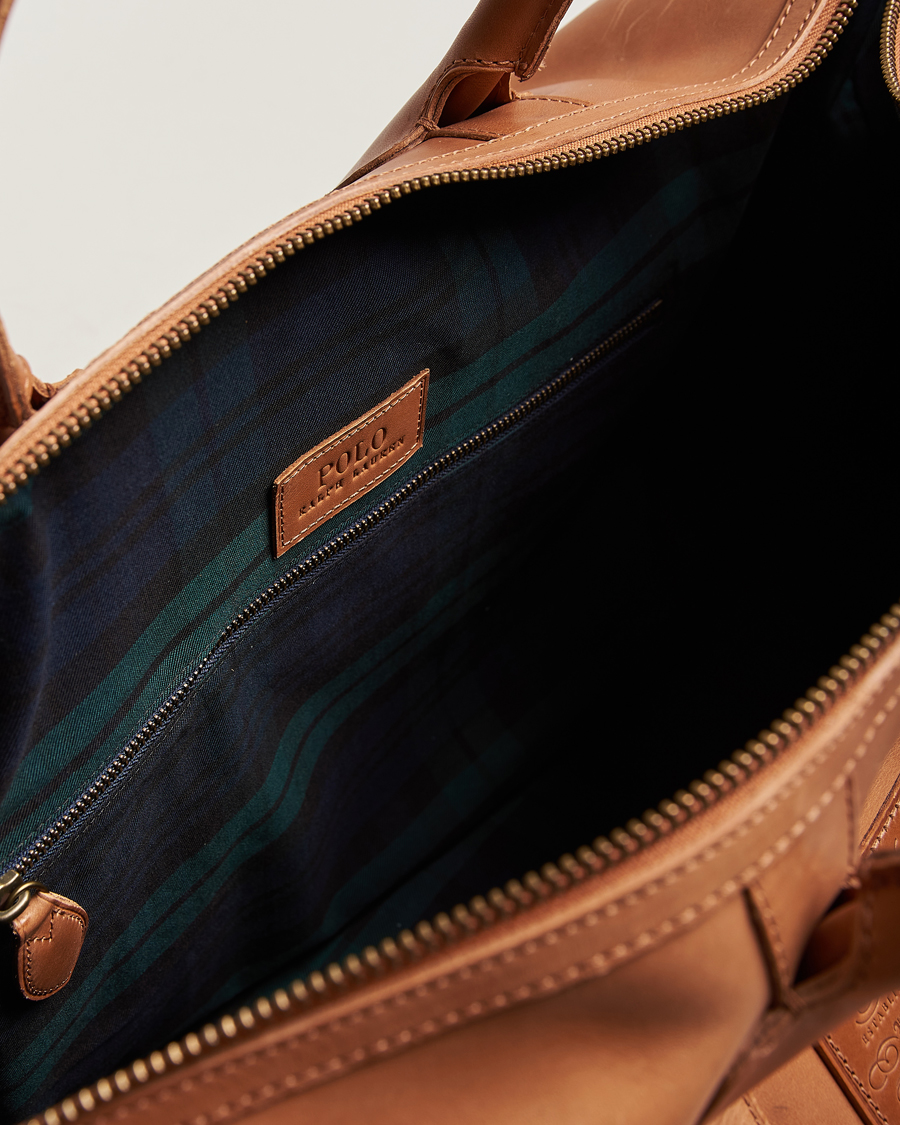Herren | Polo Ralph Lauren Heritage Leather Dufflebag Tan | Polo Ralph Lauren | Heritage Leather Dufflebag Tan