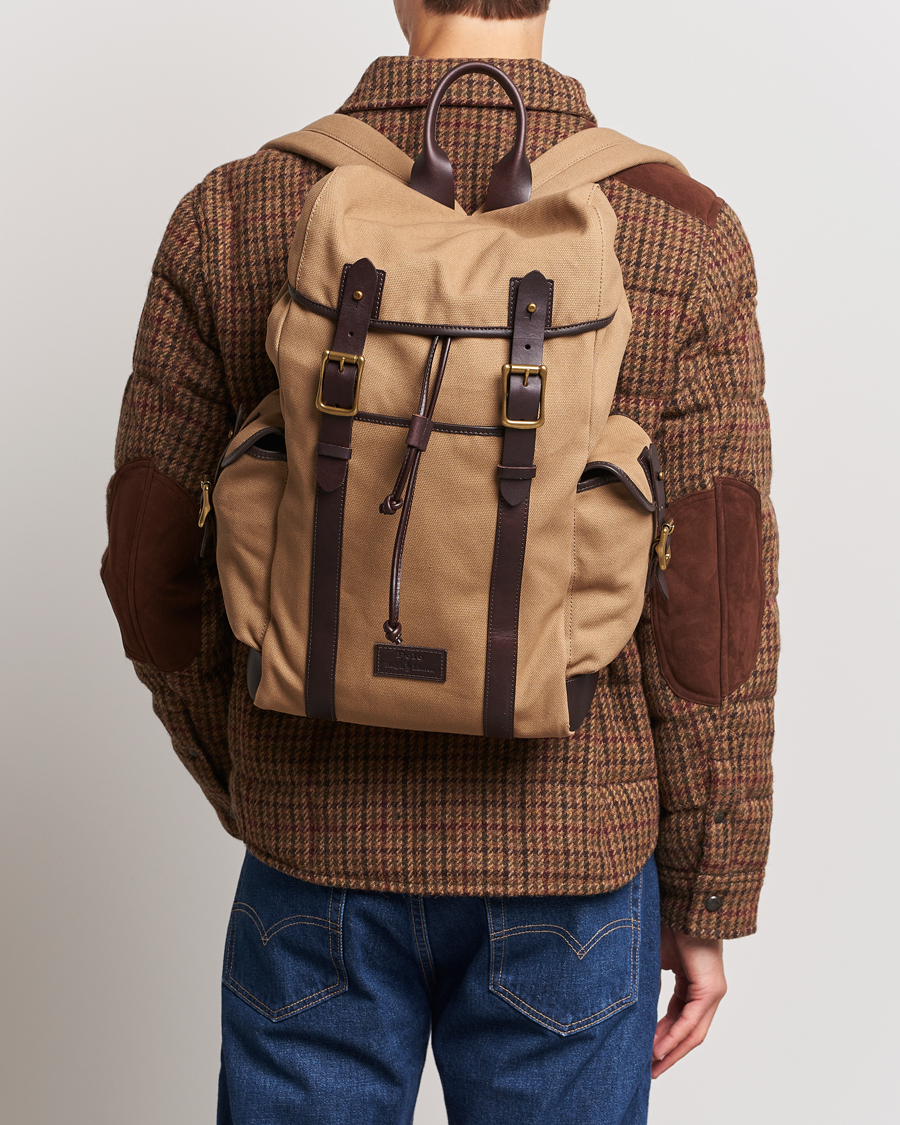 Men |  | Polo Ralph Lauren | Canvas Backpack Tan