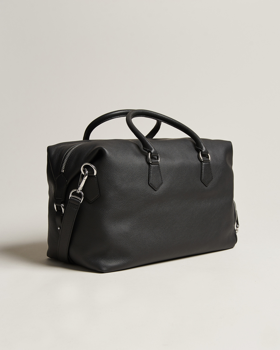 Herren | Taschen | Polo Ralph Lauren | Pebbled Leather Dufflebag Black