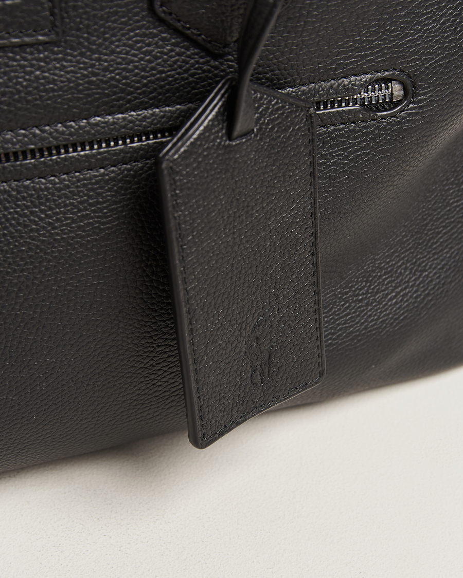 Herren | Taschen | Polo Ralph Lauren | Pebbled Leather Dufflebag Black