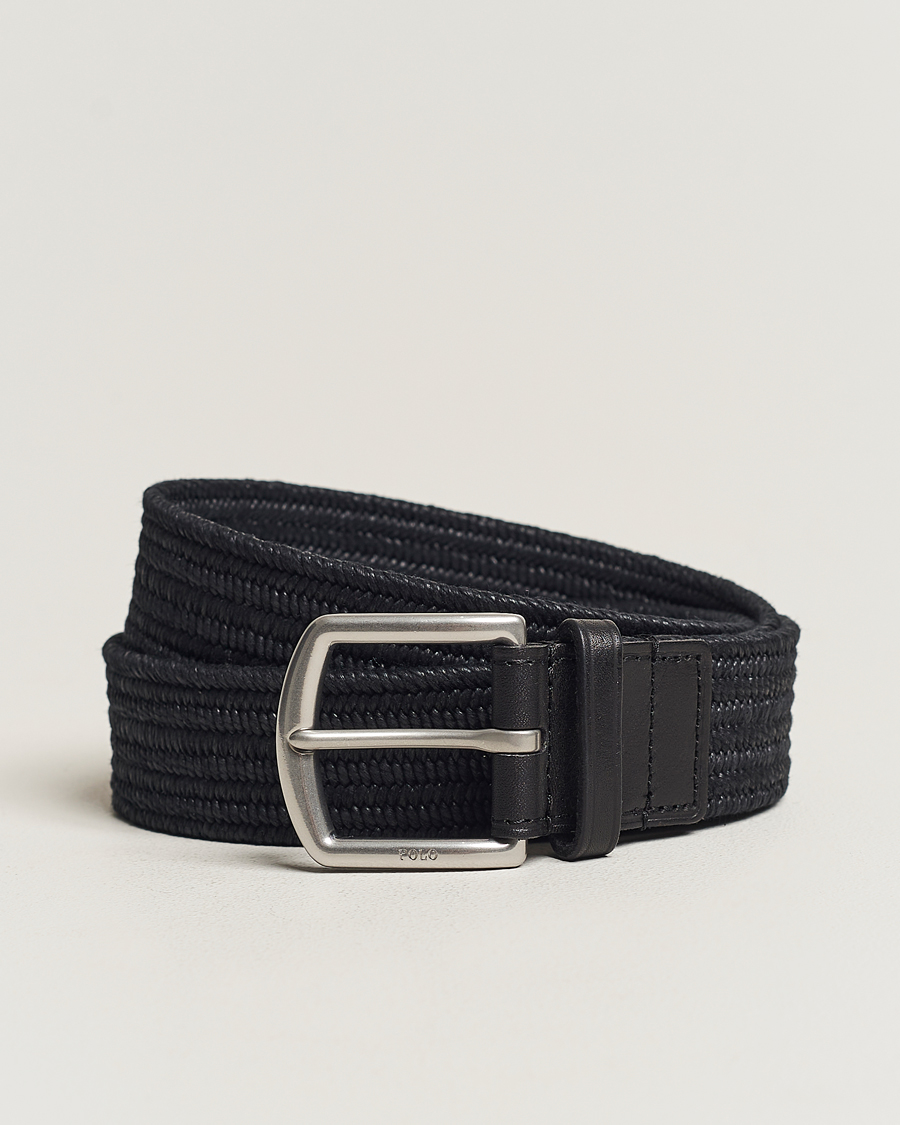 Herren | Gürtel | Polo Ralph Lauren | Braided Elastic Belt Black