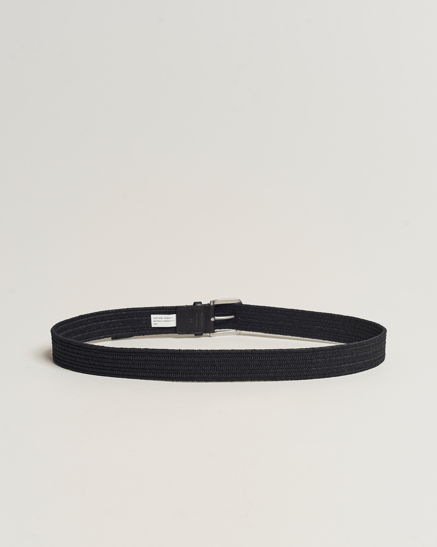 Herren | Geflochtene Gürtel | Polo Ralph Lauren | Braided Cotton Elastic Belt Polo Black