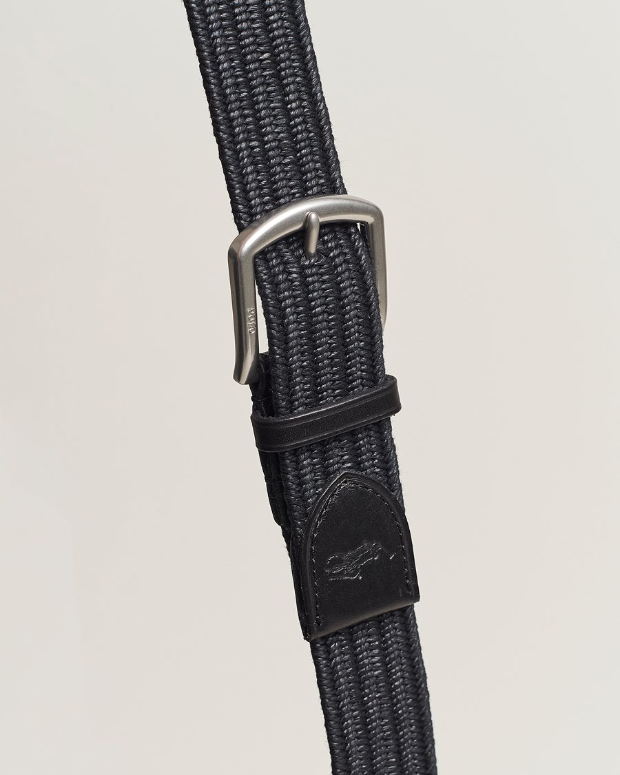Herren | Gürtel | Polo Ralph Lauren | Braided Cotton Elastic Belt Polo Black