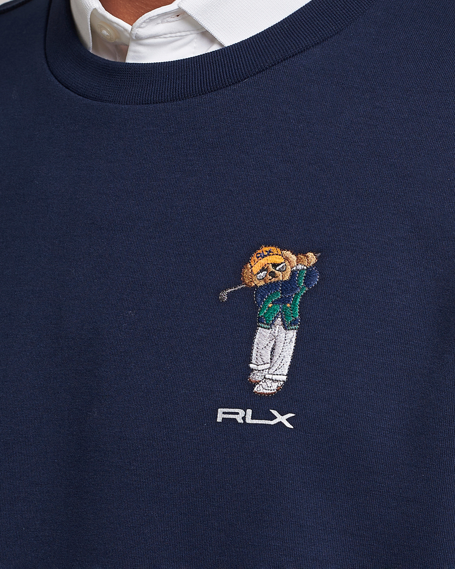Herren | Pullover | RLX Ralph Lauren | Bear Double Knit Pullover French Navy