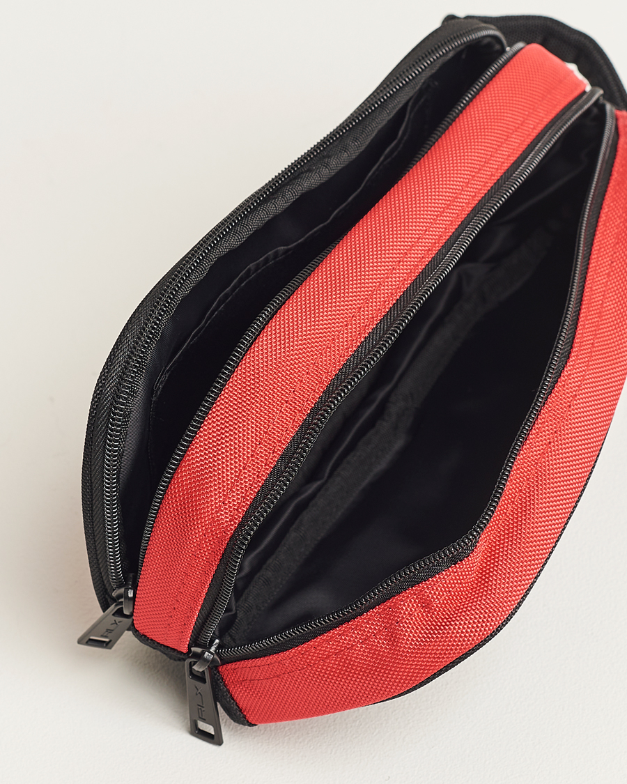 Herren | RLX Ralph Lauren Large Washbag Black/Red | RLX Ralph Lauren | Large Washbag Black/Red