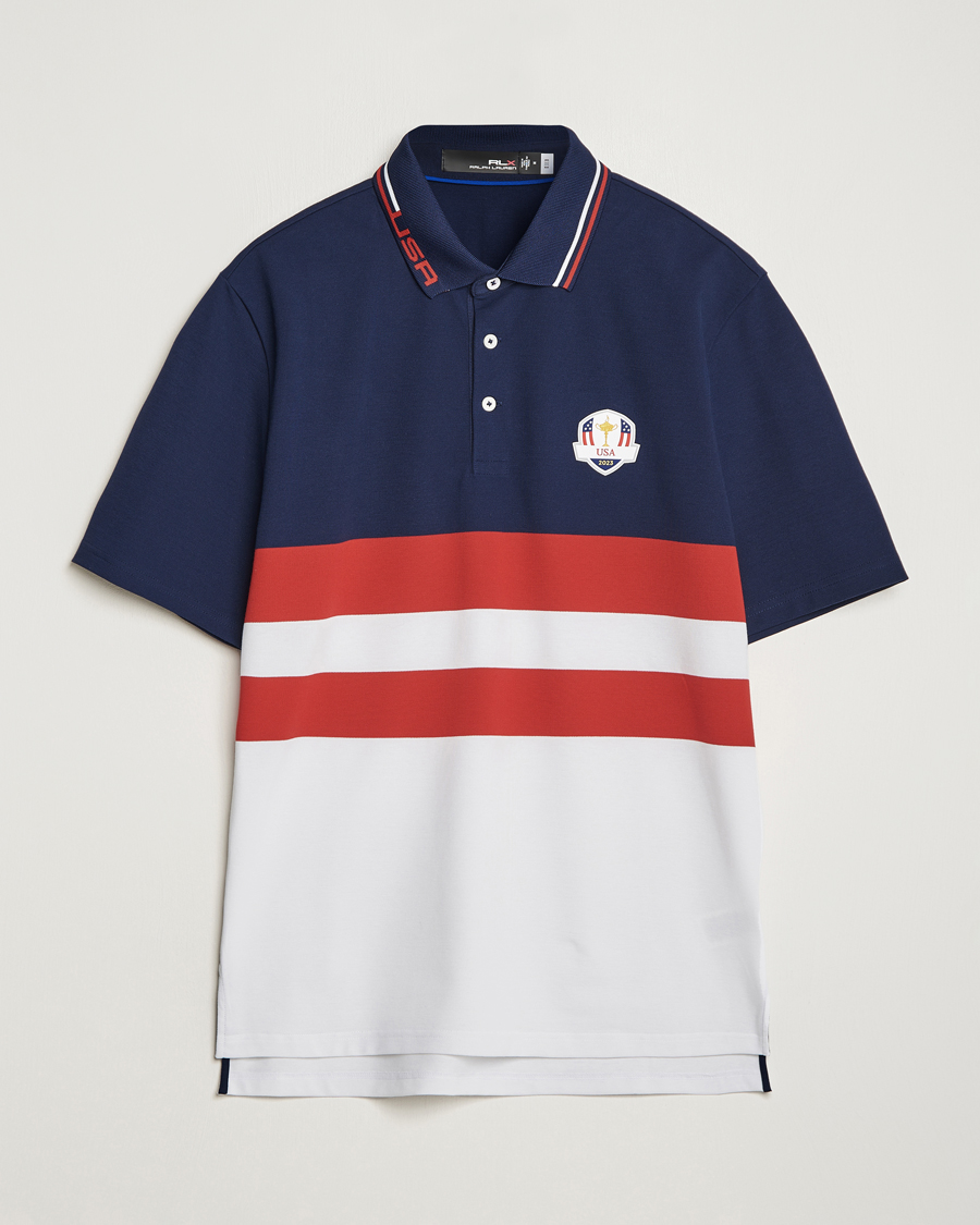 Herren | Poloshirts | RLX Ralph Lauren | Ryder Cup Pique Pure White/Multi