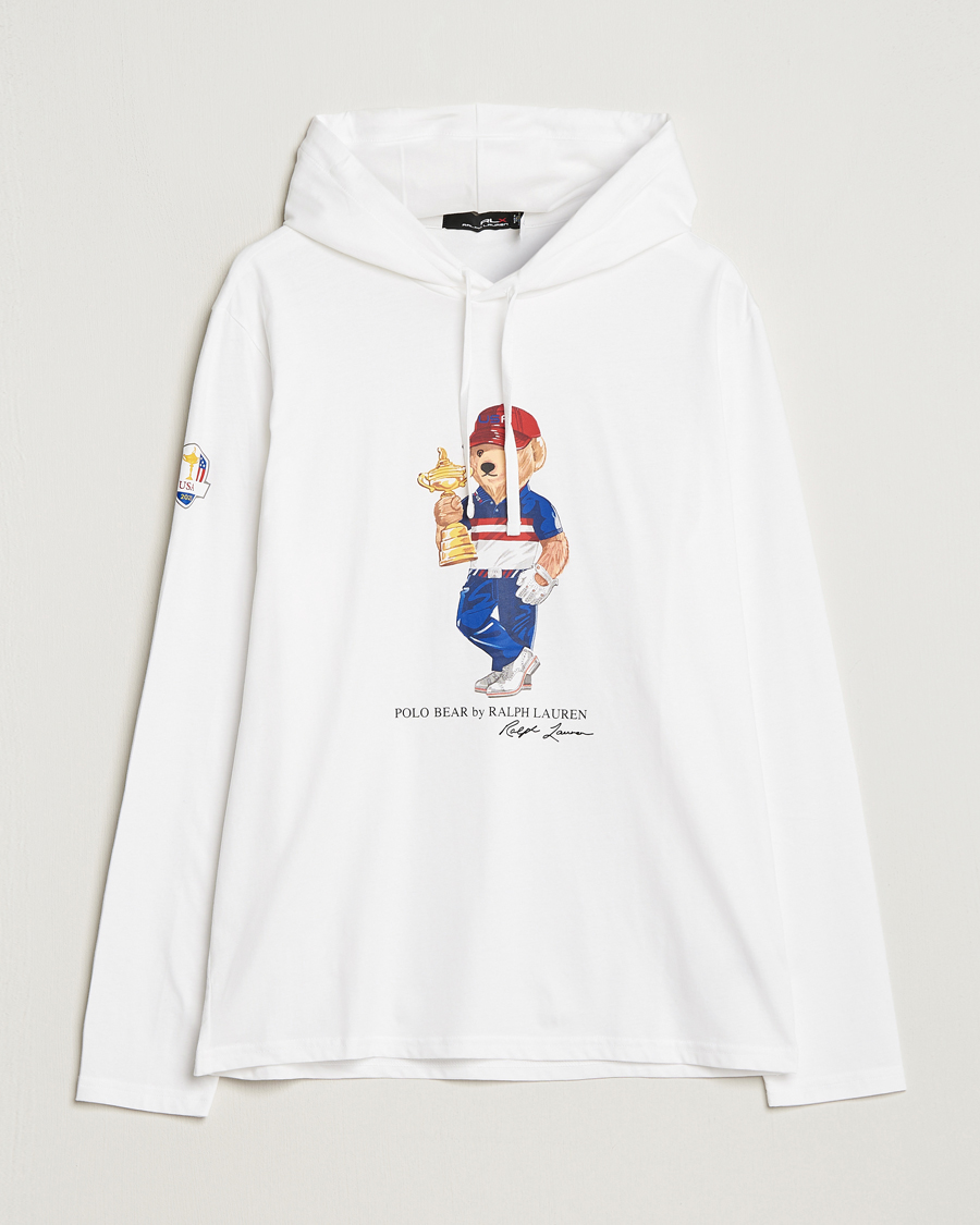Herren | Pullover | RLX Ralph Lauren | Ryder Cup Bear Hoodie Pure White