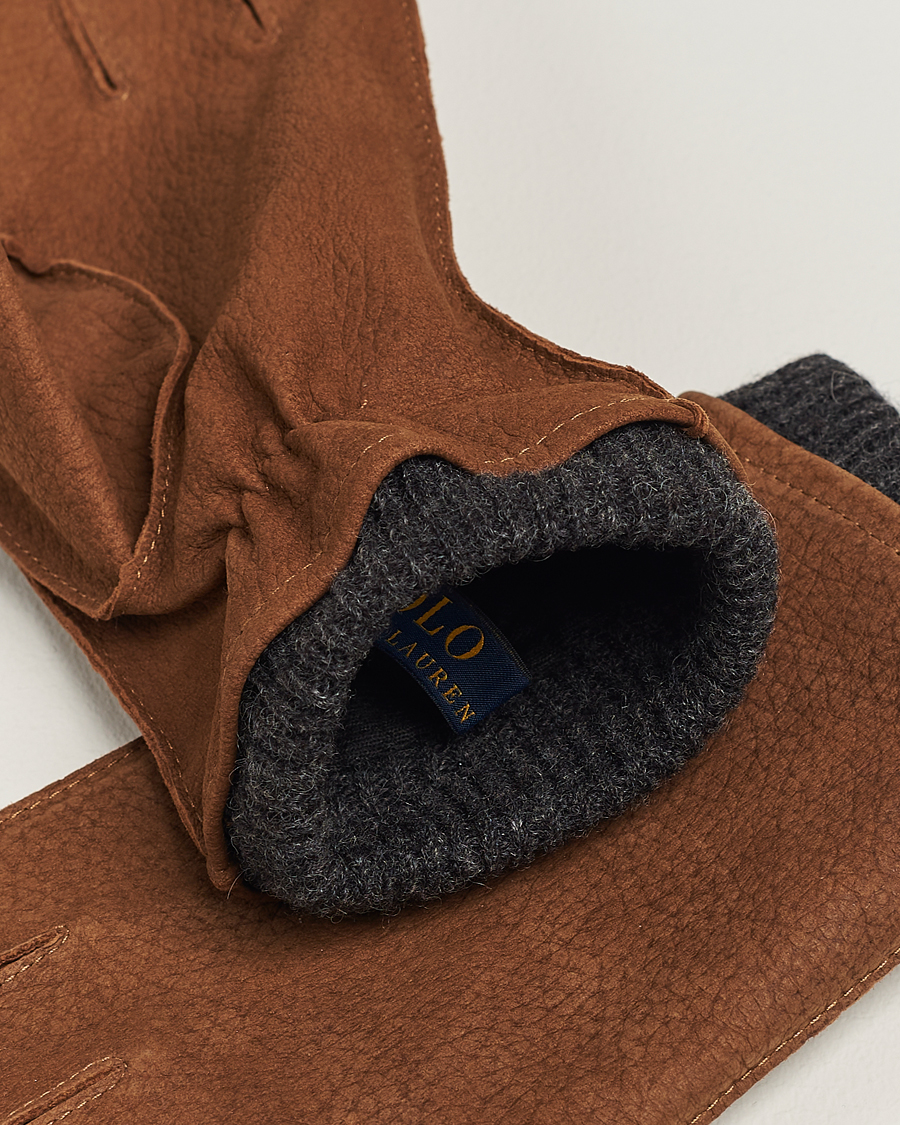 Herren | Polo Ralph Lauren Leather Gloves Tan | Polo Ralph Lauren | Leather Gloves Tan