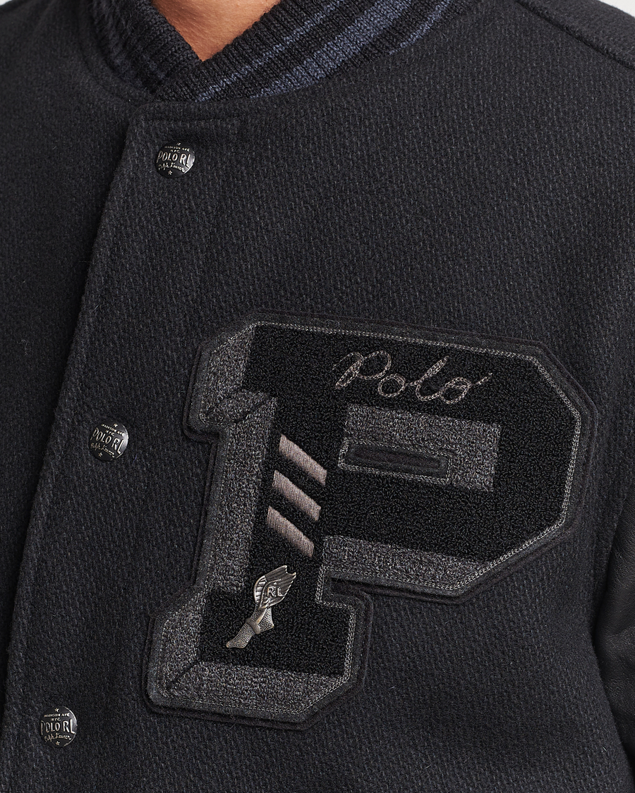 Herren | Jacken | Polo Ralph Lauren | Varsity Lined Bomber Jacket Black