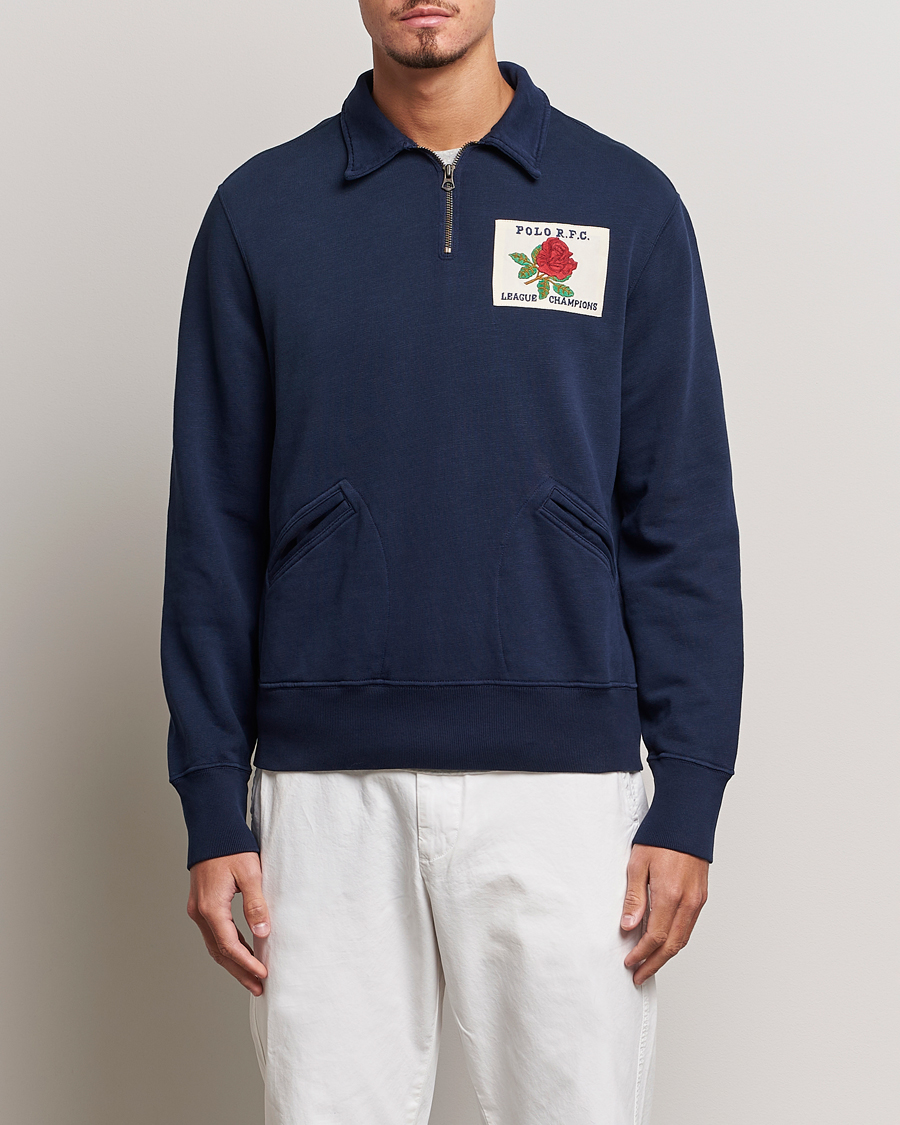 Herren |  | Polo Ralph Lauren | Logo Cotton Half Zip Cruise Navy