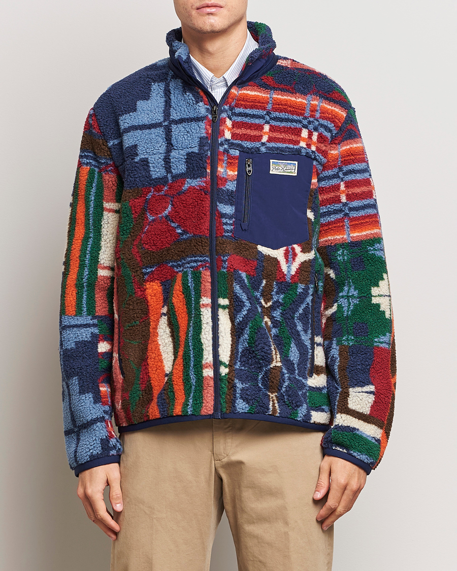 Herren |  | Polo Ralph Lauren | Pinelodge Pile Patchwork Full Zip Multi