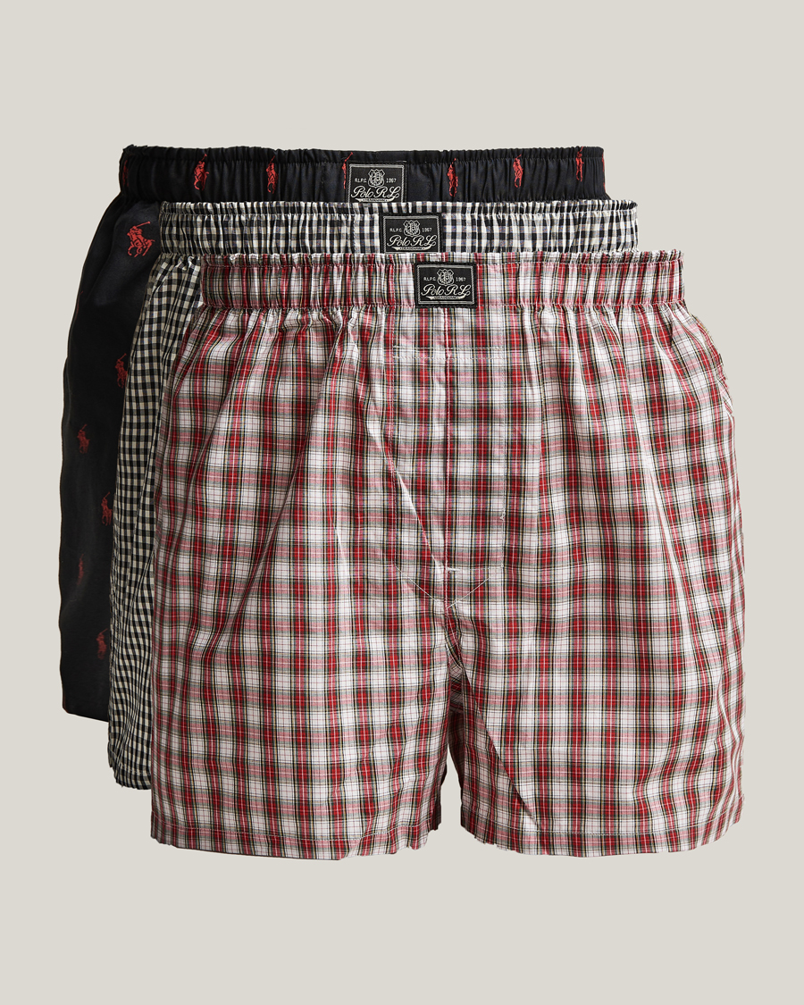 Herren | Unterwäsche | Polo Ralph Lauren | 3-Pack Woven Boxer Multi