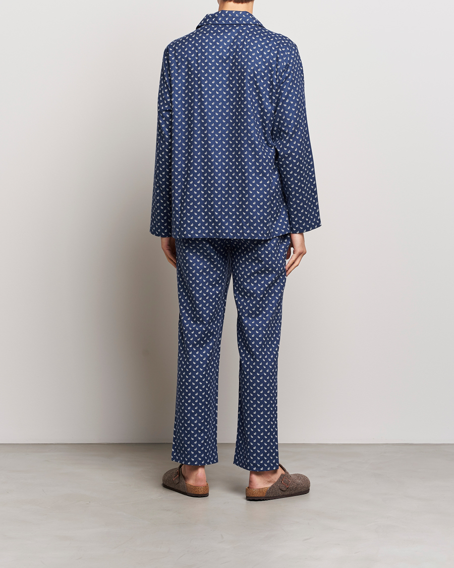 Herren | Schlafanzüge & Bademäntel | Polo Ralph Lauren | Flannel Paisley Pyjama Set Navy