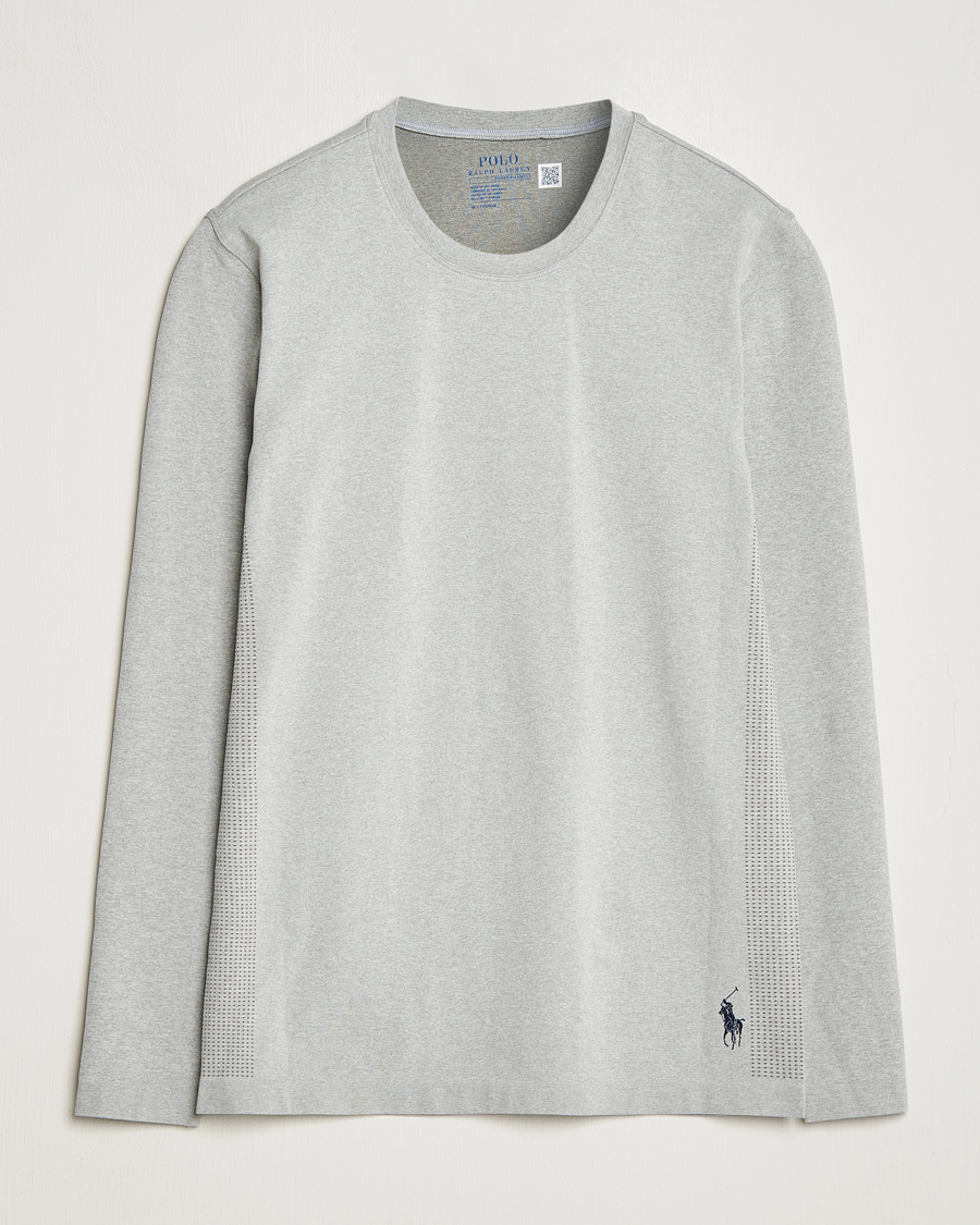 Herren | T-Shirts | Polo Ralph Lauren | Performance Seamless Long Sleeve Tee Light Sport Heather