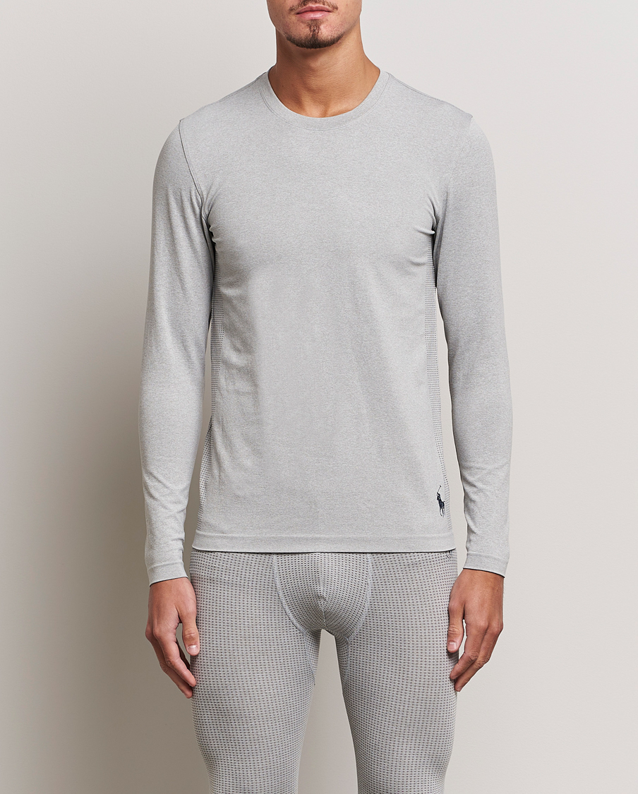Herren | T-Shirts | Polo Ralph Lauren | Performance Seamless Long Sleeve Tee Light Sport Heather