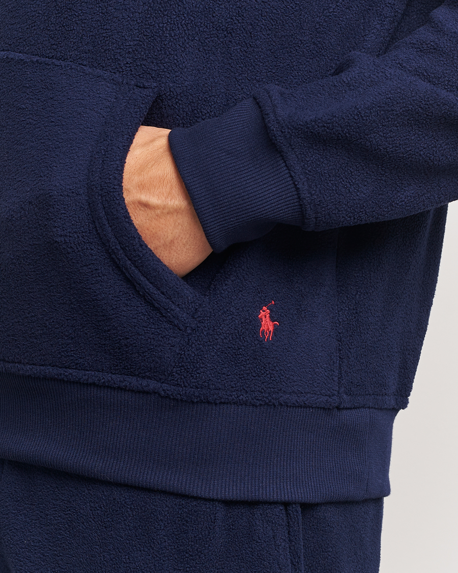 Herren | Pullover | Polo Ralph Lauren | Recycled Fleece Lightweight Hoodie Cruise Navy