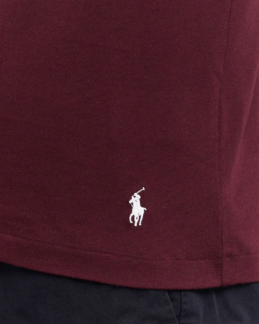 Herren | T-Shirts | Polo Ralph Lauren | 3-Pack Crew Neck T-Shirt Wine/Green/Purple