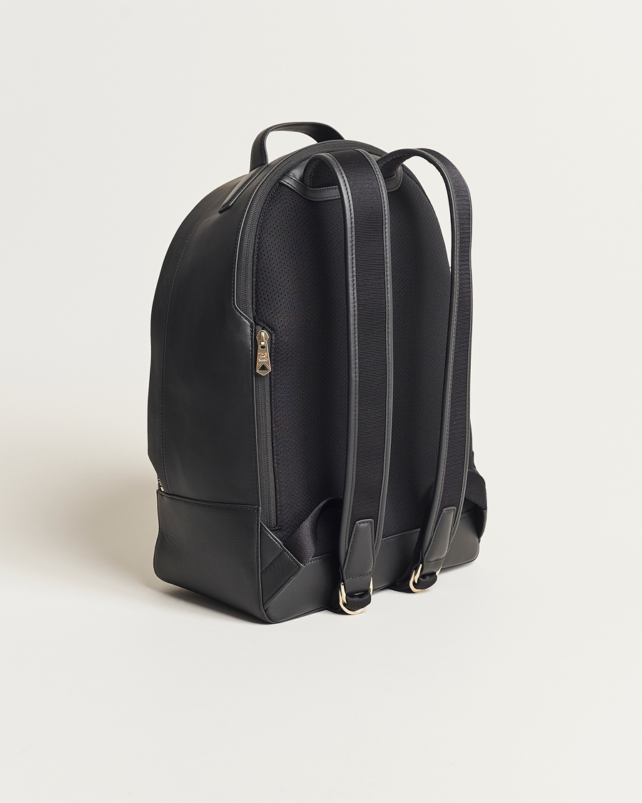 Herr |  | Paul Smith | Leather Stripe Backpack Black