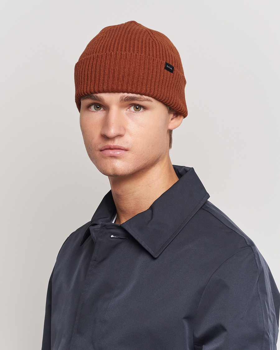 Herren |  | Paul Smith | Cashmere Beanie Orange