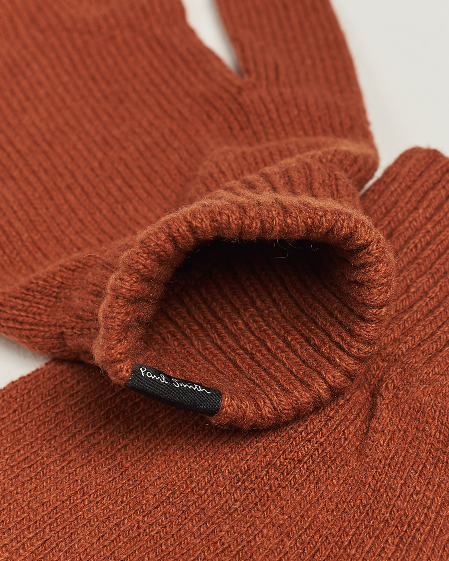 Herren | Paul Smith Cashmere Glove Orange | Paul Smith | Cashmere Glove Orange
