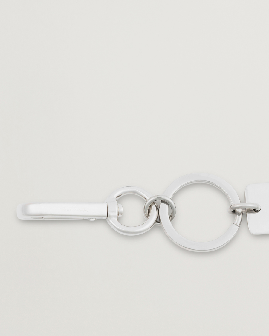 Herren | Schlüsselringe | Paul Smith | Signature Stripe Keyring Silver