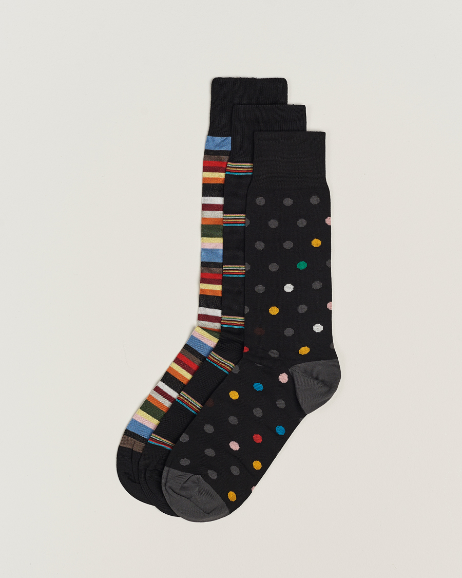 Herren | Unterwäsche | Paul Smith | 3-Pack Signature Tipping Socks Multi