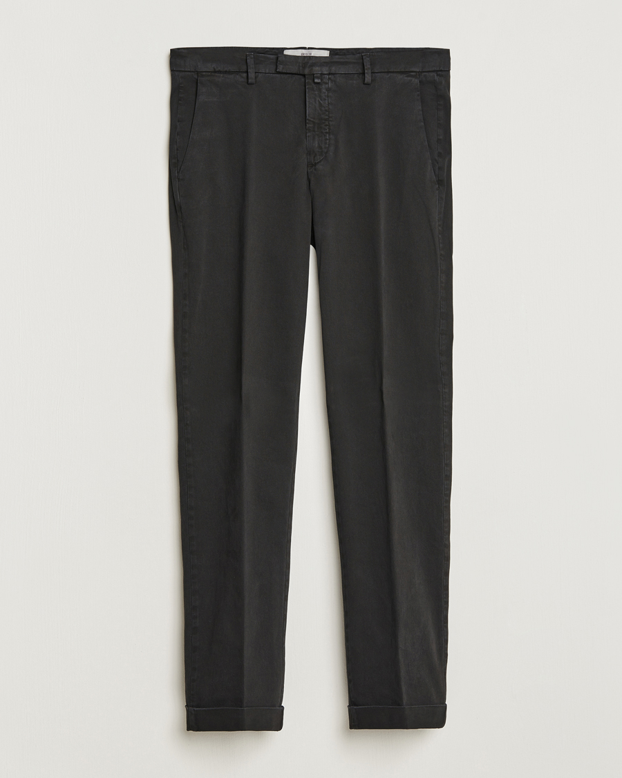 Herren | Hosen | Briglia 1949 | Slim Fit Cotton Stretch Chino Black
