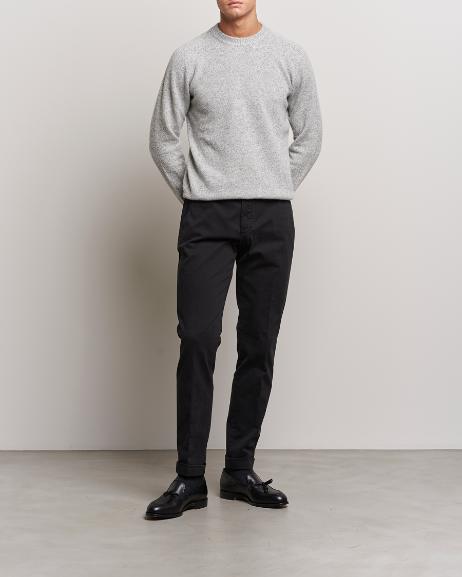 Herren | Hosen | Briglia 1949 | Slim Fit Cotton Stretch Chino Black