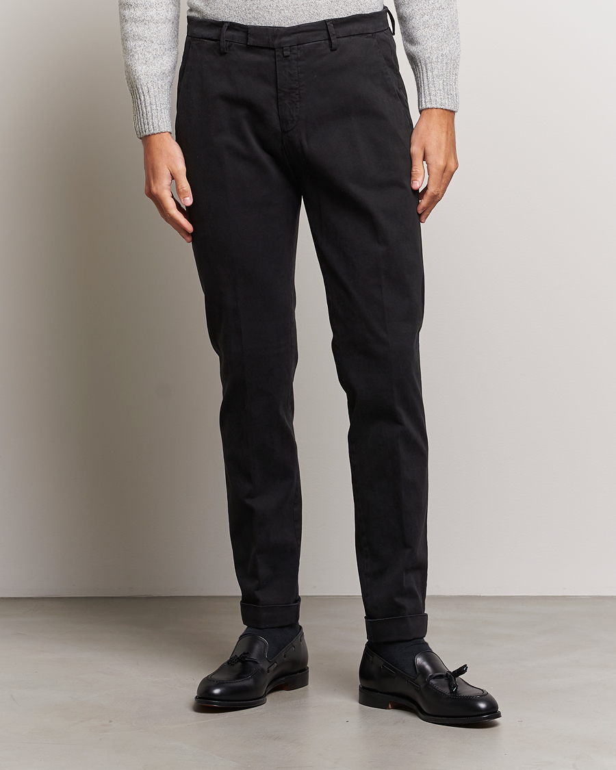Herren |  | Briglia 1949 | Slim Fit Cotton Stretch Chino Black