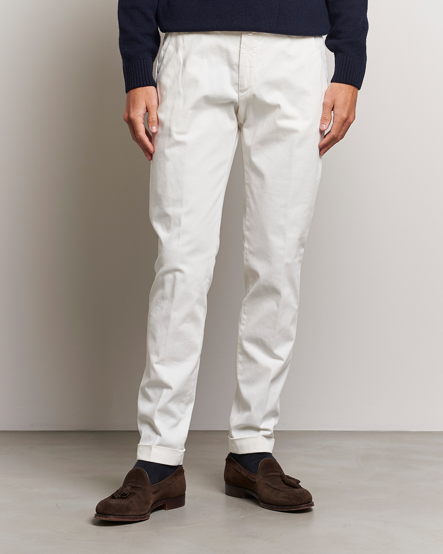 Herren |  | Briglia 1949 | Slim Fit Cotton Stretch Chino Off White