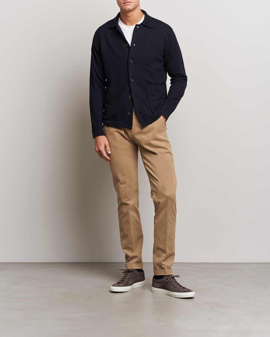 Herren | Hosen | Briglia 1949 | Slim Fit Cotton Stretch Chino Beige