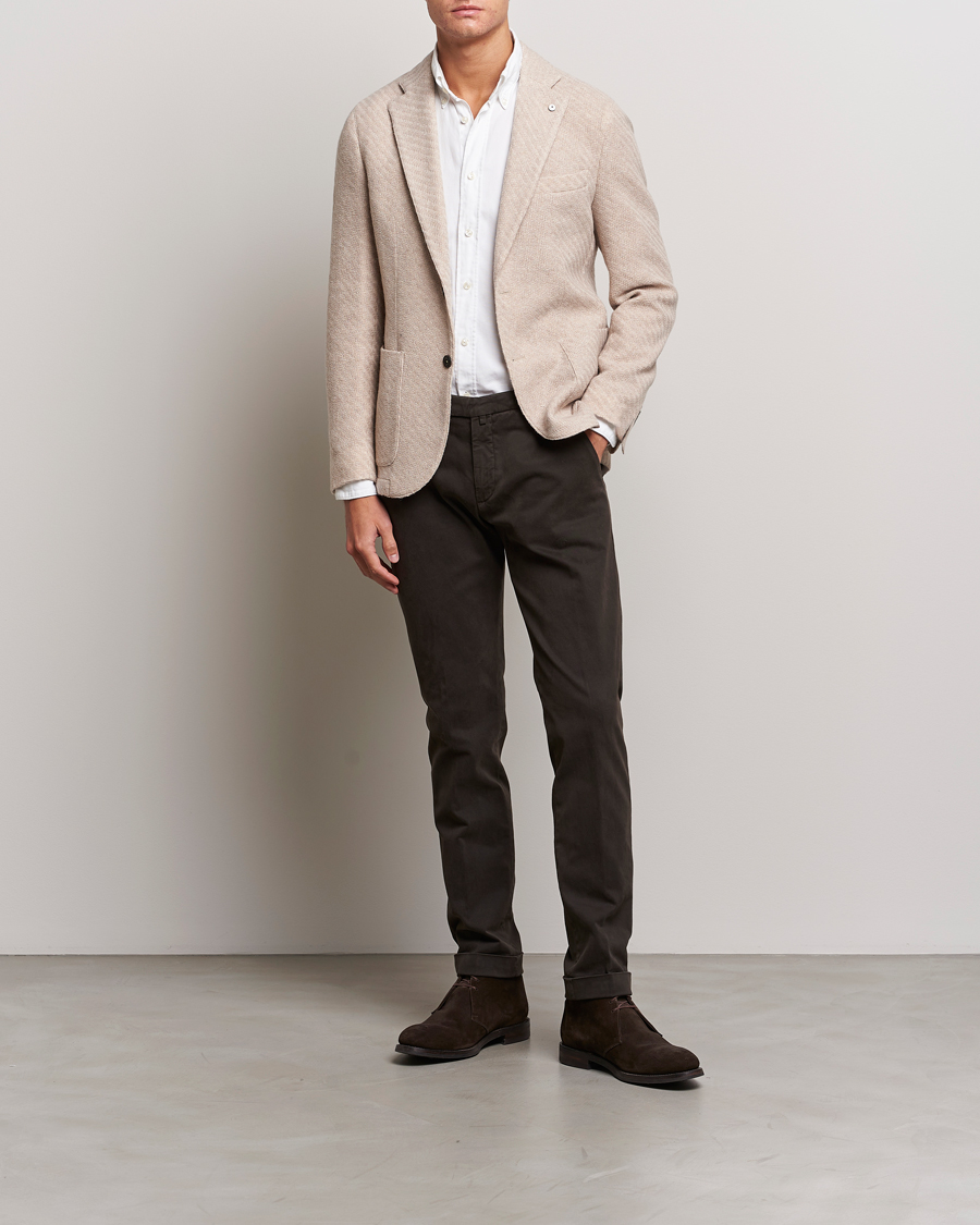 Herren | Hosen | Briglia 1949 | Slim Fit Cotton Stretch Chino Dark Brown