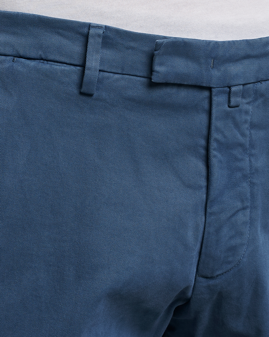Herren | Hosen | Briglia 1949 | Slim Fit Cotton Stretch Chino Steel Blue