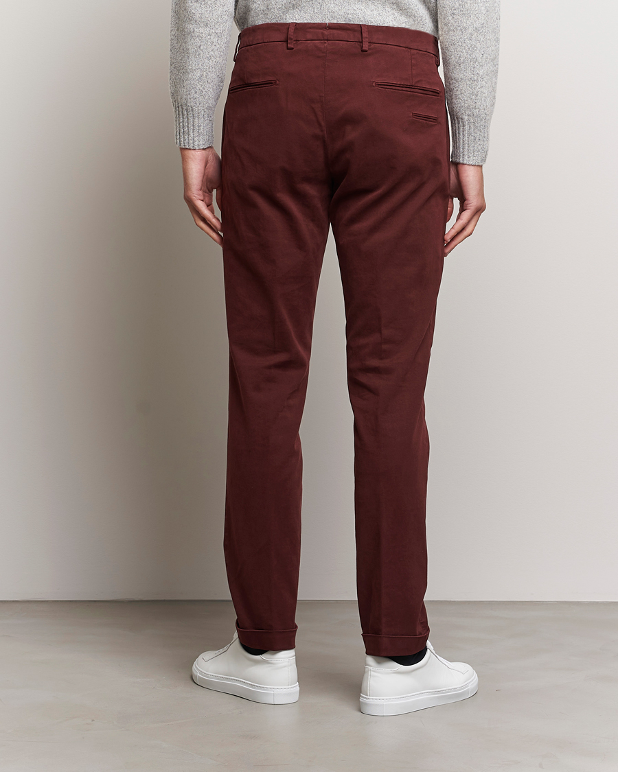 Herren | Hosen | Briglia 1949 | Slim Fit Cotton Stretch Chino Wine